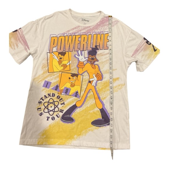 Disney Powerline Stand Out Tour 1995 Graphic T-Shirt Men’s Medium A Goofy Movie - Picture 4 of 6